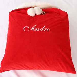 Personalised Christmas Sacks in Red