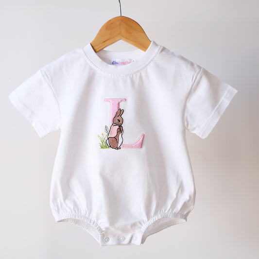 BUBS SUMMER TEE ROMPER: COTTON TAIL and PETER RABBIT