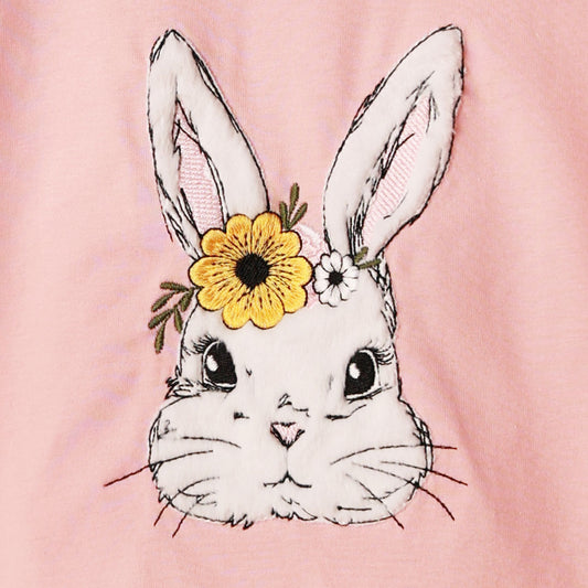 KIDS DROP SHOULDER TEE: MINKY BUNNY