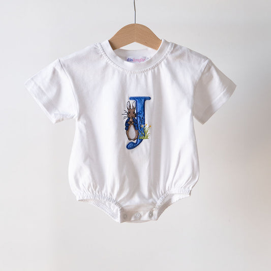 BUBS SUMMER TEE ROMPER: COTTON TAIL and PETER RABBIT