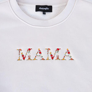 Mama in floral font