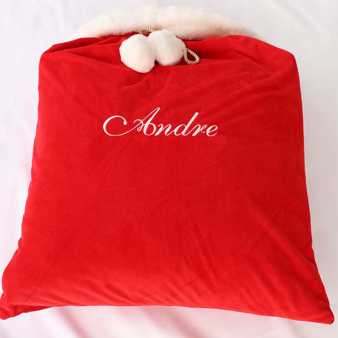 Personalised Christmas Sacks in Red