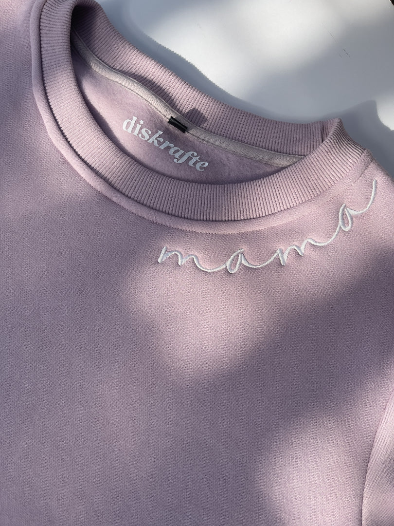 PERSONALISED NECKLINE EMBROIDERY in Classic Crew Sweatshirt PERSONALISED NECKLINE EMBROIDERY in Classic Crew Sweatshirt
