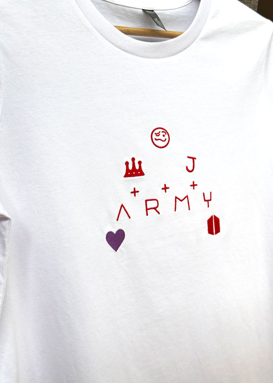 JUNG KOOK'S HAND TATTS: WOMEN'S MARTINA TEE
