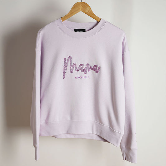 Mama in Mulberry Bead Embellished Full Sweatshirt Shot