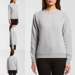 Raglan Crew Sweatshirt Fit