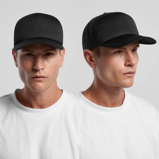 DAD IN 3D PUFF WITH CENTER ACCENT: FOAM TRUCKER HAT