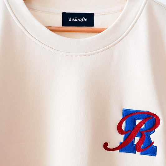CREST AND CURSIVE MONOGRAM: RELAX CREW SWEATSHIRT