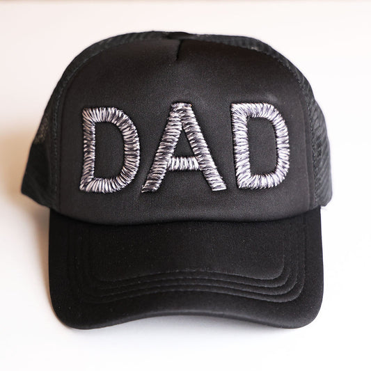 DAD IN 3D PUFF WEAVE: FOAM TRUCKER HAT